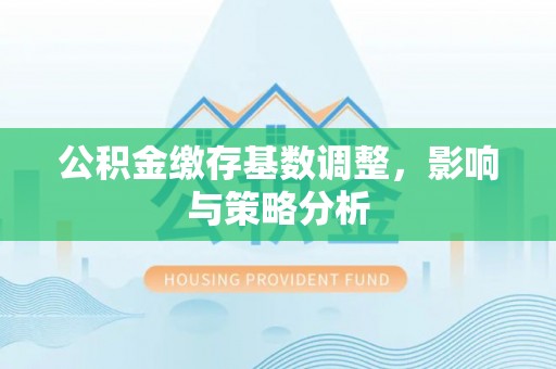 都安公积金缴存基数调整，影响与策略分析