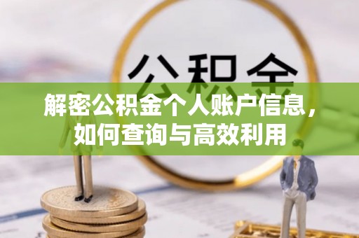 都安解密公积金个人账户信息，如何查询与高效利用
