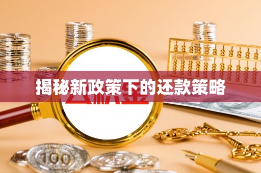 都安揭秘新政策下的还款策略