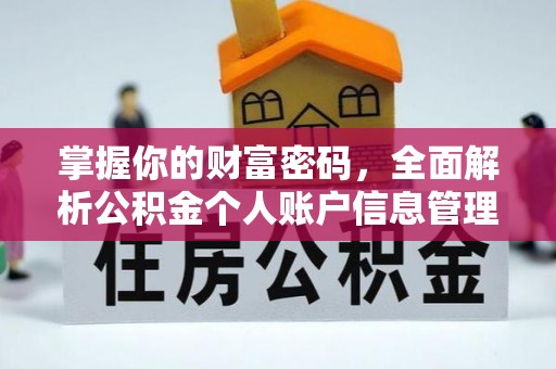 都安掌握你的财富密码，全面解析公积金个人账户信息管理与优化