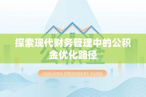 都安探索现代财务管理中的公积金优化路径