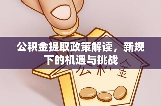都安公积金提取政策解读，新规下的机遇与挑战