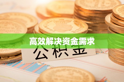 都安高效解决资金需求