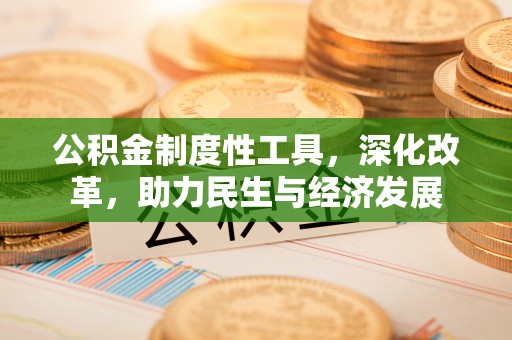 都安公积金制度性工具，深化改革，助力民生与经济发展