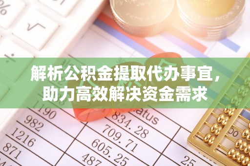 都安解析公积金提取代办事宜，助力高效解决资金需求