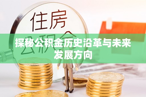 都安探秘公积金历史沿革与未来发展方向