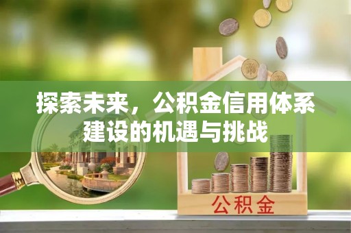 都安探索未来，公积金信用体系建设的机遇与挑战